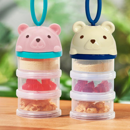 4-stufige Aufbewahrungsdose für Babyspeisen; kompakt, praktisch und platzsparend