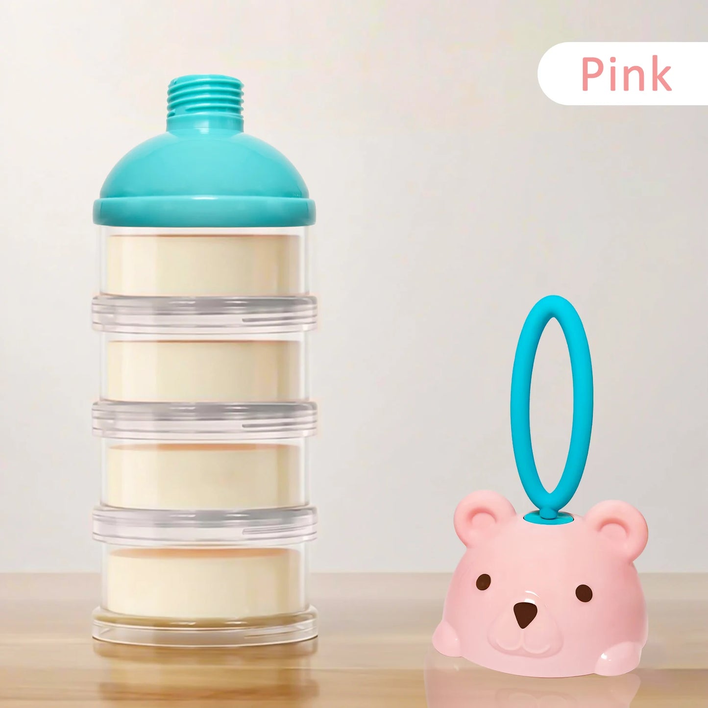 4-stufige Aufbewahrungsdose für Babyspeisen; kompakt, praktisch und platzsparend