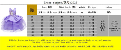 Süßes luftiges Prinzessin-Kleid für Mädchen; hochwertig und elegant