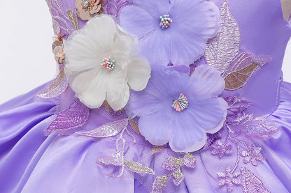 Süßes luftiges Prinzessin-Kleid für Mädchen; hochwertig und elegant