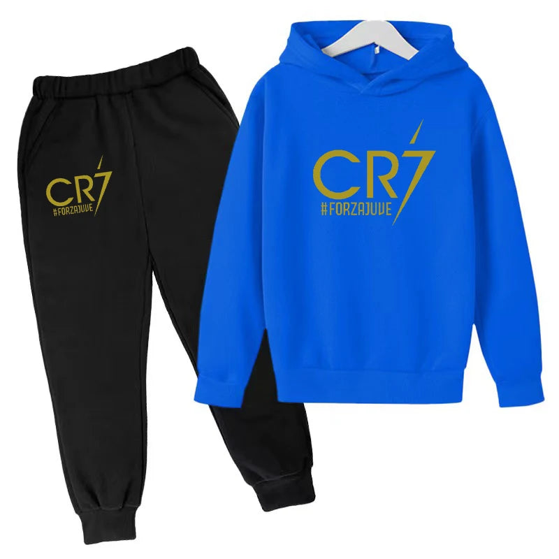 2 tlg-Jogging Set CR7 Jogging Hose mit langarmigem Hoodie
