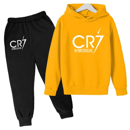 2 tlg-Jogging Set CR7 Jogging Hose mit langarmigem Hoodie