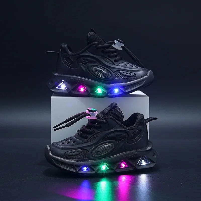 Babyschuhe für Mädchen und Jungen mit LED-Sohle