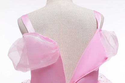 Mädchen Prinzessin-Kostüm; Aurora, Rapunzel, Sofia, Cinderella, Belle