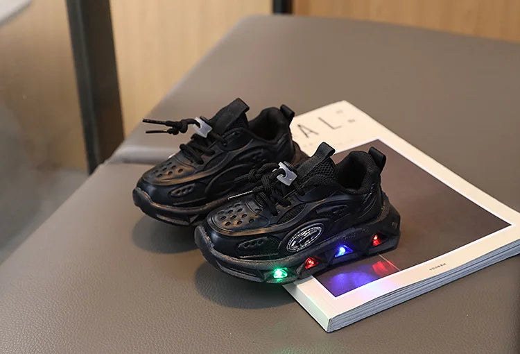 Babyschuhe für Mädchen und Jungen mit LED-Sohle