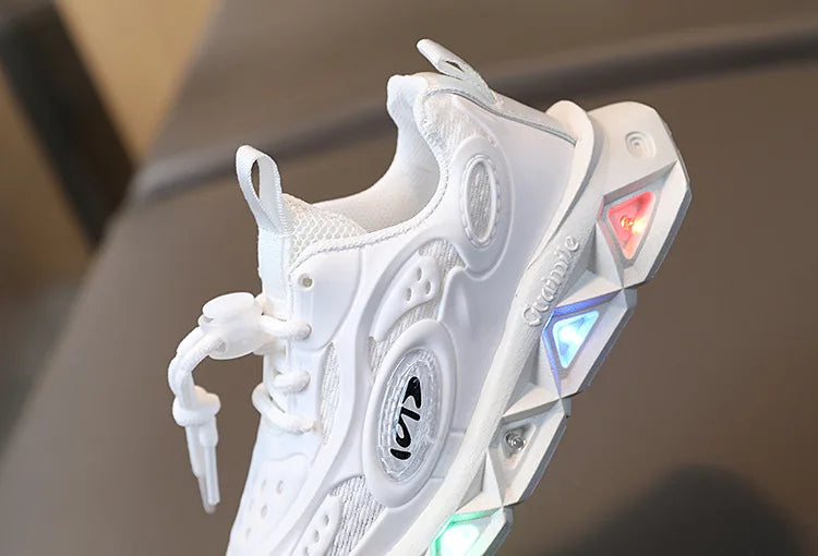 Babyschuhe für Mädchen und Jungen mit LED-Sohle