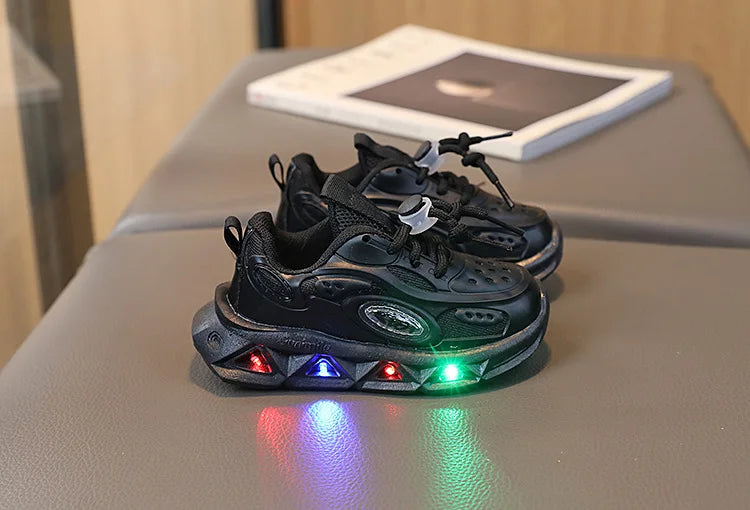 Babyschuhe für Mädchen und Jungen mit LED-Sohle