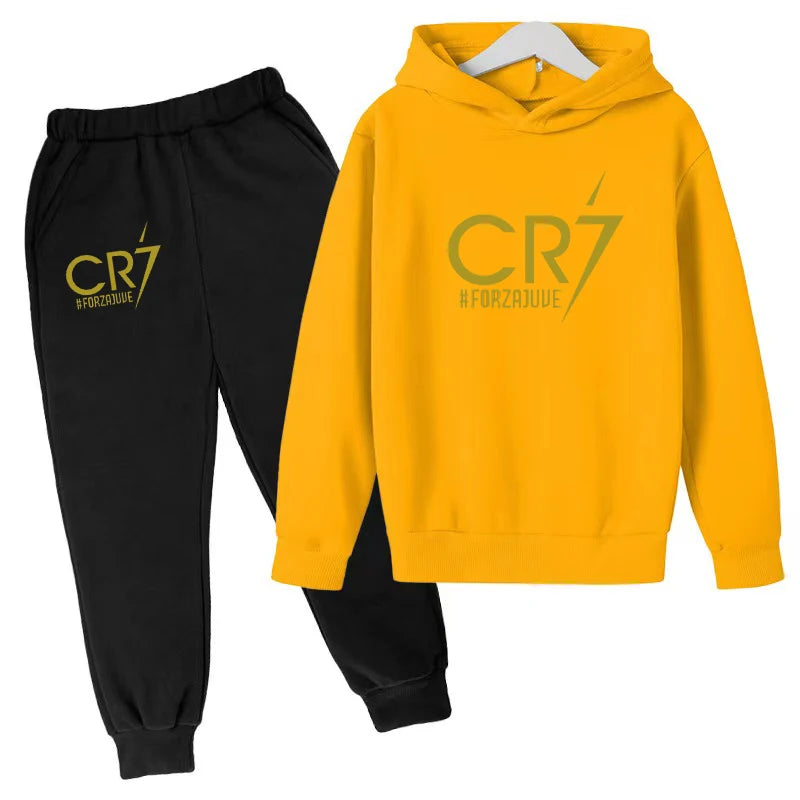 2 tlg-Jogging Set CR7 Jogging Hose mit langarmigem Hoodie