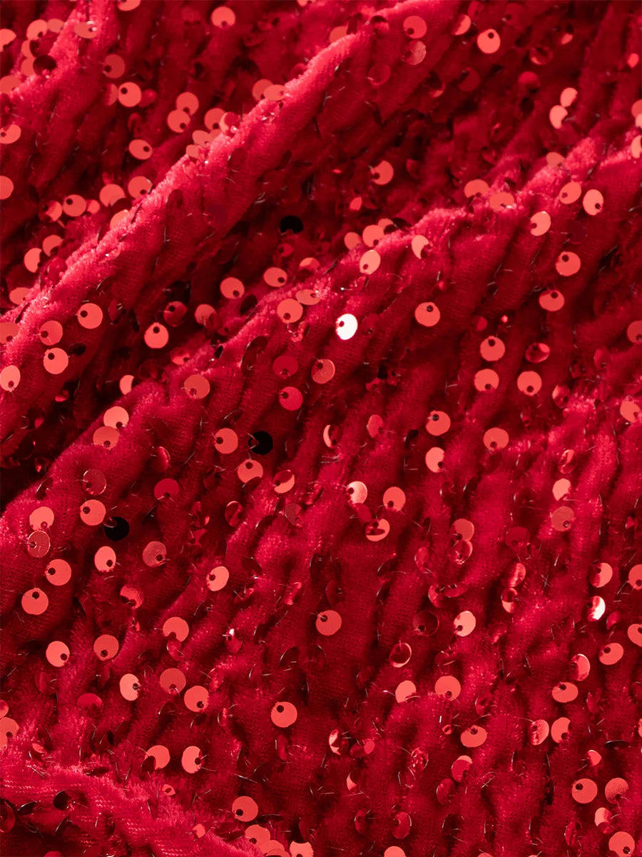 Luftiges Paillettenkleid für Mädchen; süß, elegant und vielfältig