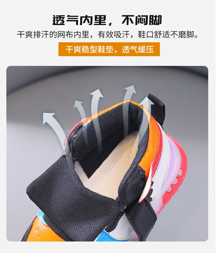 Disney PU Leather Mickey/ Minnie Maus Sneaker mit LED-Sohle