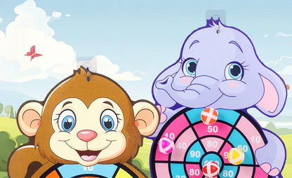 DART für Kinder- Familienspiel bunt, Strategie-und fokussierungsfördernd