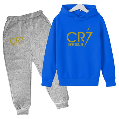 2 tlg-Jogging Set CR7 Jogging Hose mit langarmigem Hoodie