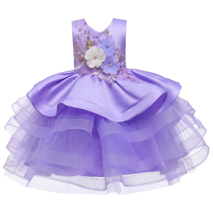 Süßes luftiges Prinzessin-Kleid für Mädchen; hochwertig und elegant