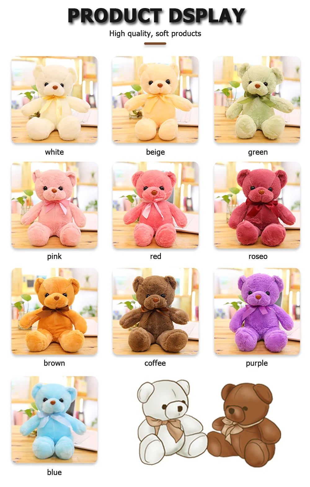 Süßes Kuscheltier- kuscheliges Stofftier für Kinder