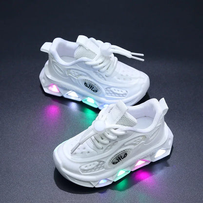 Babyschuhe für Mädchen und Jungen mit LED-Sohle