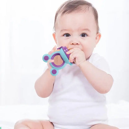 Babyschnuller mit Ansatz für Obst und Gemüse zum Beißen; süß und praktisch