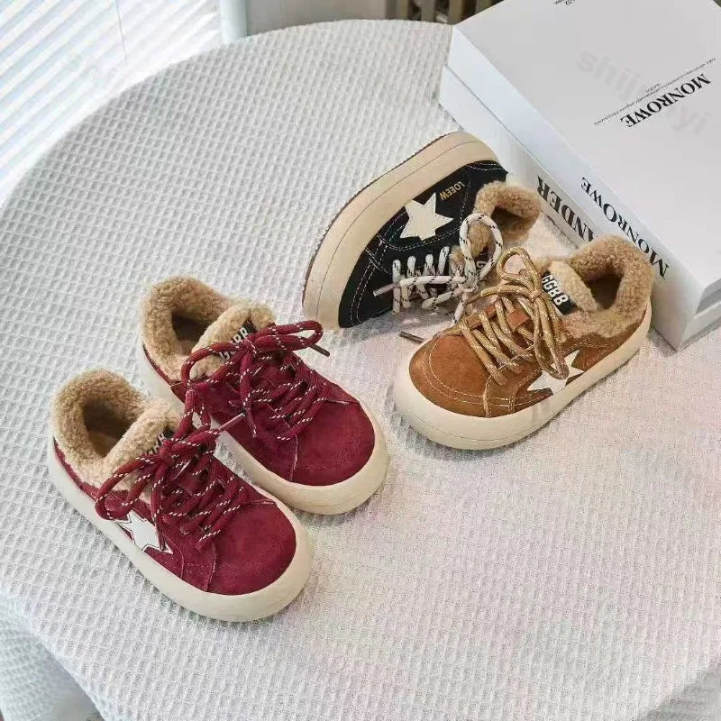 Baby Outdoor Schuhe - Winterschuhe für Jungen und Mädchen mit Warmfutter