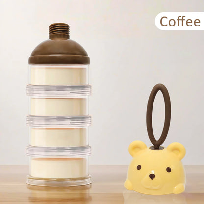 4-stufige Aufbewahrungsdose für Babyspeisen; kompakt, praktisch und platzsparend