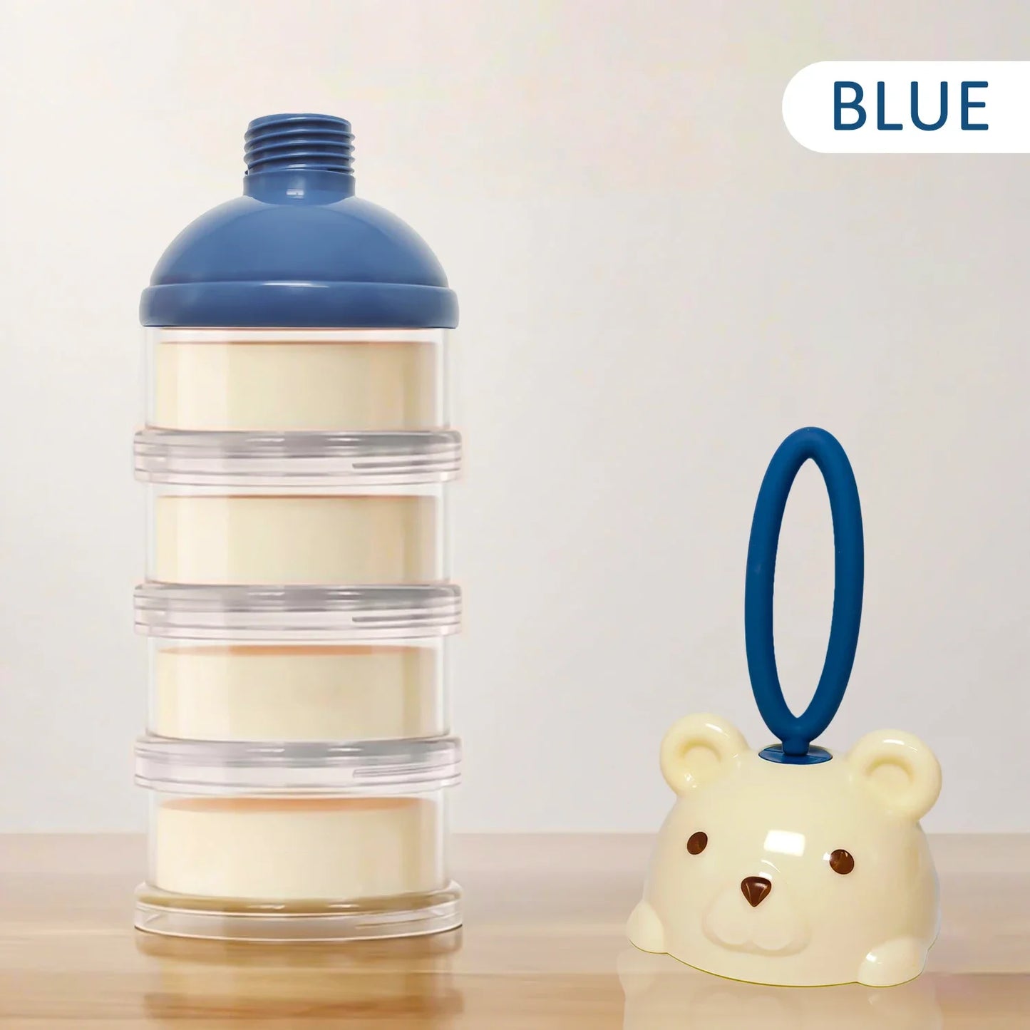 4-stufige Aufbewahrungsdose für Babyspeisen; kompakt, praktisch und platzsparend